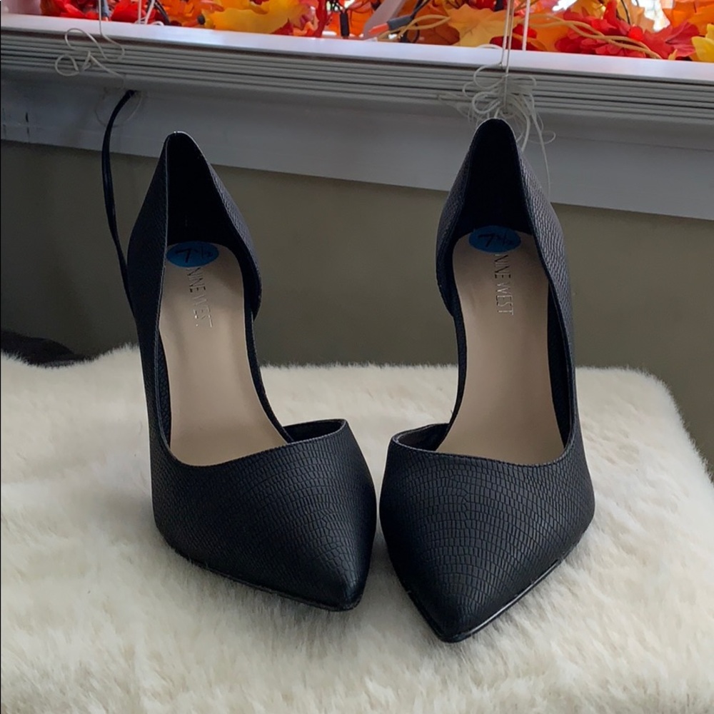 Nine West black heel